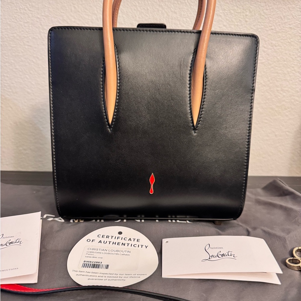 Christian Louboutin Black Leather Handbag - Small